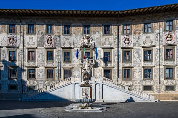 Piazza Dei Cavalieri Riddersplein Het Tweede Grote Plein Pisa — Stockfoto