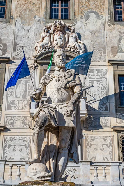 Piazza Dei Cavalieri Plac Rycerski Jest Drugim Głównym Placem Pizie — Zdjęcie stockowe