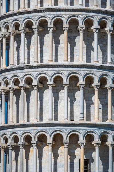 World Famous Leaning Tower Piazza Dei Miracoli Pisa One Unesco — Stock Photo, Image