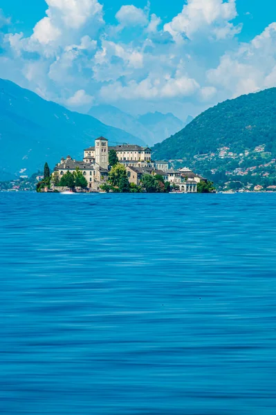 Isla San Giulio Una Isla Dentro Del Lago Orta Piamonte —  Fotos de Stock