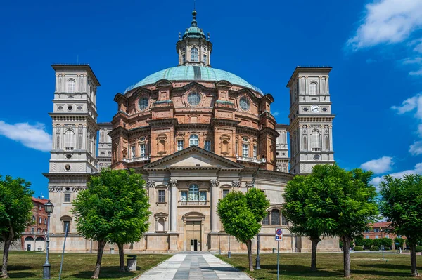 Das Santuario Regina Montis Regalis Ist Eine Monumentale Kirche Vicoforte — Stockfoto