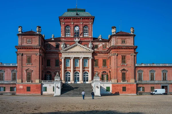 Castelo Real Racconigi Situado Piemonte Faz Parte Património Mundial Residências — Fotografia de Stock