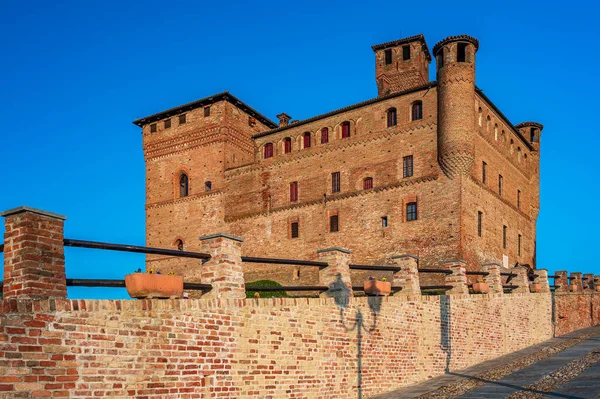 Château Grinzane Cavour Dans Vignoble Langhe Patrimoine Mondial Unesco Site — Photo