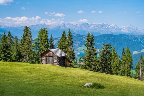 Mountain Hut Peitlerkofel Antermoia Val Badia Dolomites One Unesco World — Stock Photo, Image