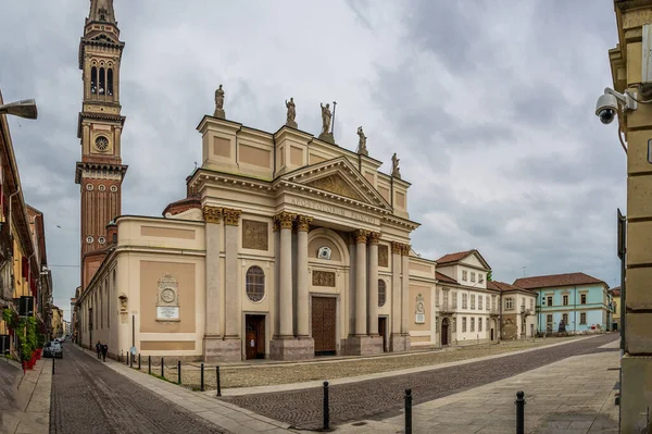 Catedral Alessandria Una Catedral Católica Alessandria Piamonte Italia Dedicada Los — Foto de Stock