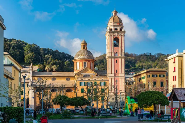 Church Nicolo Erasmo West Side Genoa — стоковое фото