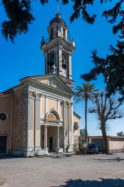 Antike Kirche Chiavari Der Italienischen Riviera — Stockfoto