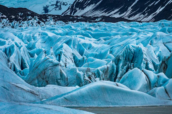 Een Deel Van Grootste Gletsjer Van Europa Vatnajokull Ijsland — Stockfoto