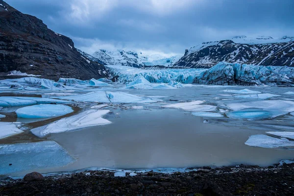 Part Biggest Europe Glacier Vatnajokull Iceland Royalty Free Stock Images