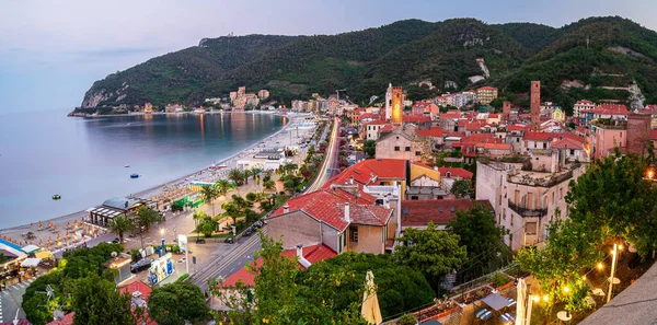 View Old Town Noli Ancient Village Italian Riviera — Foto de Stock