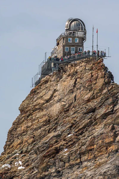 Sphinx Observatory Top Jungfraujoch Grindelwald Switzerland — Stock Photo, Image