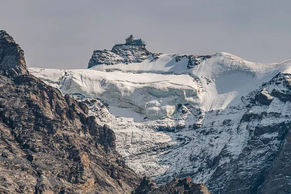 Sphinx Observatory Top Jungfraujoch Grindelwald Switzerland — Foto Stock