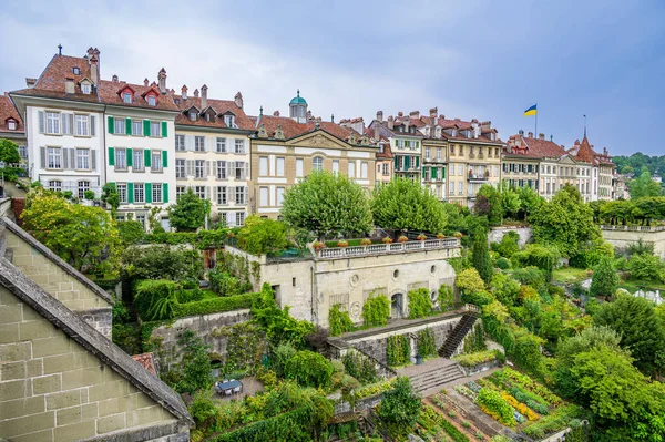 Vue Sur Vieille Ville Berne Rivière Aar Capitale Suisse — Photo