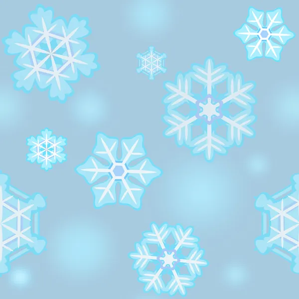 Natale e Capodanno modello fiocco di neve senza soluzione di continuità — Foto Stock