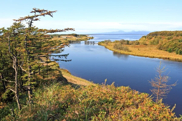 Rivierlandschap — Stockfoto