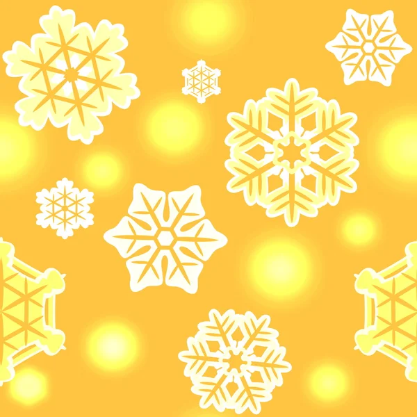 Jul och nyår snowflake mönster sömlösa — Stockfoto