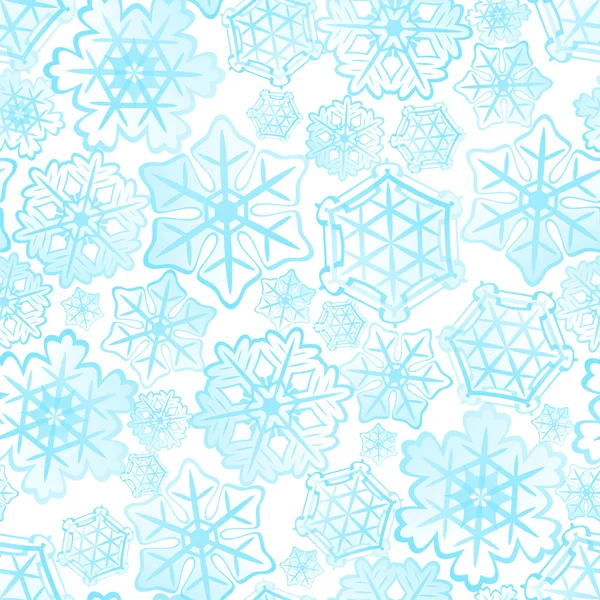 Seamless snowflake background — Stock Photo, Image