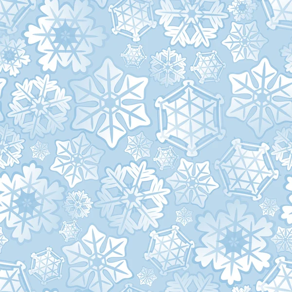 Seamless snowflake background — Stock Photo, Image