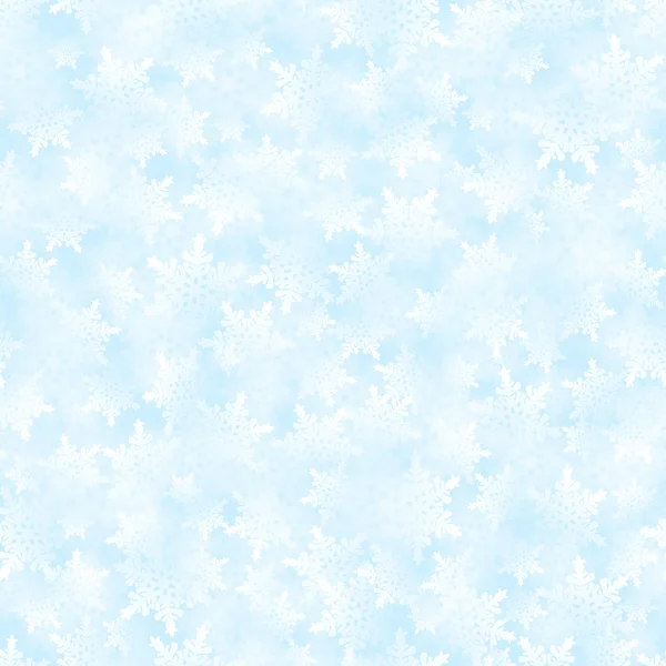 雪の結晶シームレスな背景 — ストック写真