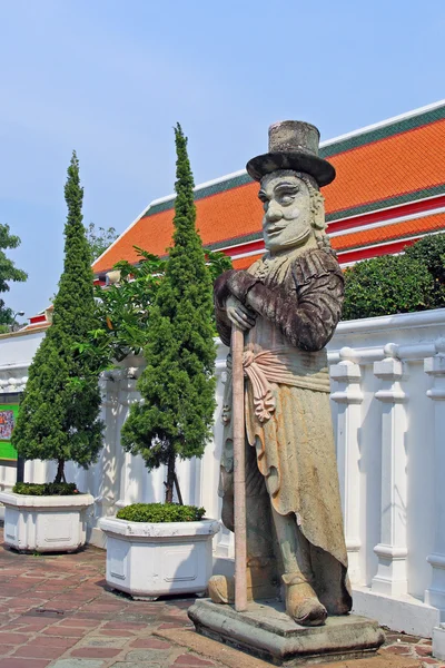 Kinesiska jätte staty vid wat pho bangkok thailand — Stockfoto