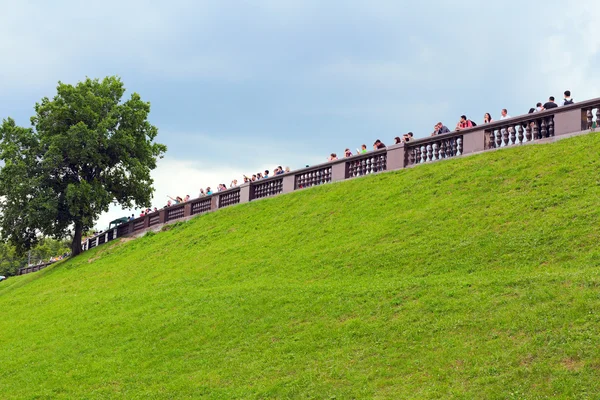 Sighting place on Vorobyovy Hills in Moscow — Stock Photo, Image