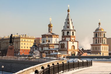 Ortodoks kiliseleri. Rusya, Sibirya, Irkutsk.