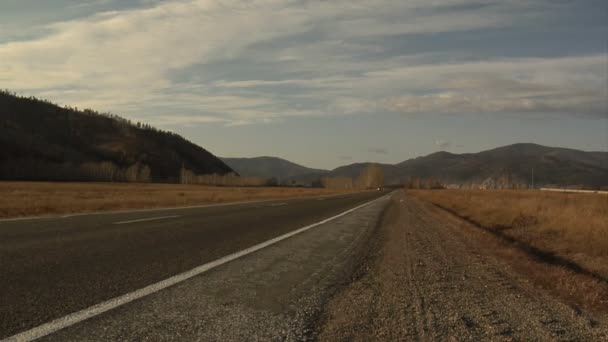 Camino abierto — Vídeos de Stock