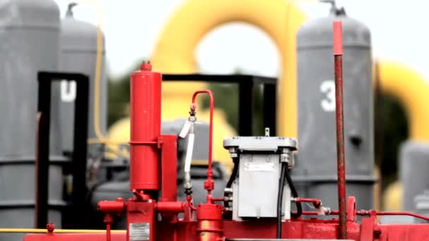 Газ масло заводу — стокове відео