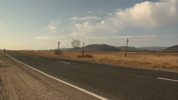 Camino abierto — Vídeos de Stock