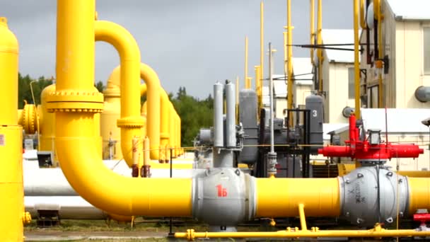 Gas oil plant — Stock Video