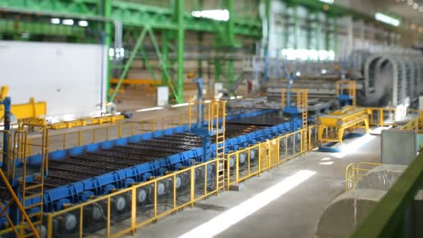 Виробництво сталі — стокове відео
