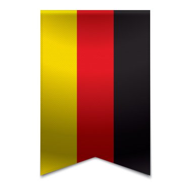Ribbon banner - german flag clipart
