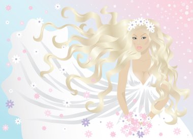 gelin buketi çiçek ona ellerine ile