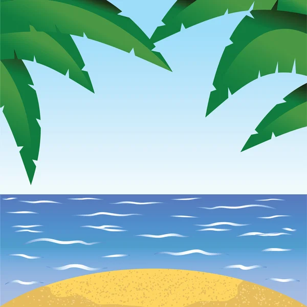 Seaside — Stock Vector