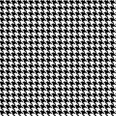 Houndstooth seamless pattern clipart