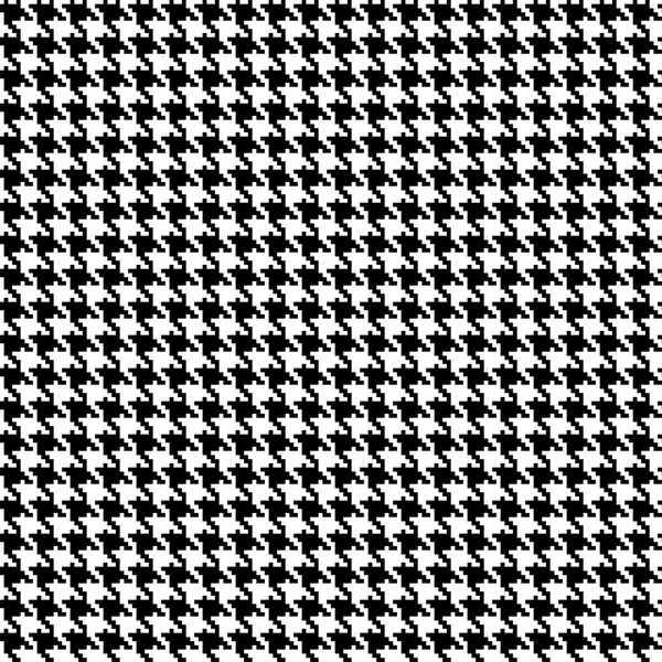 Padrão sem costura Houndstooth — Vetor de Stock