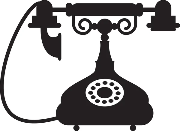 Antikes Telefon — Stockvektor