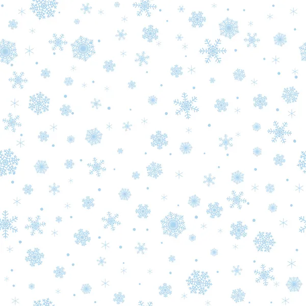 Copos de nieve fondo — Vector de stock