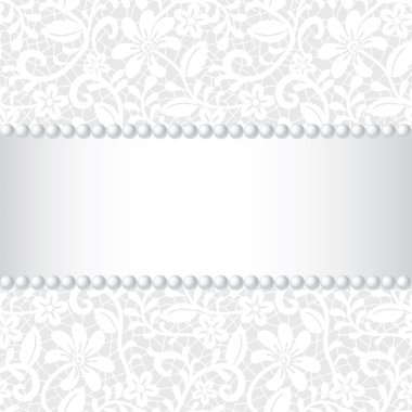 dantel, şerit ve inci