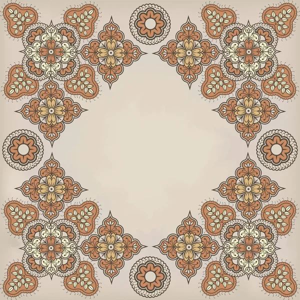 Paisley frame — Stockvector