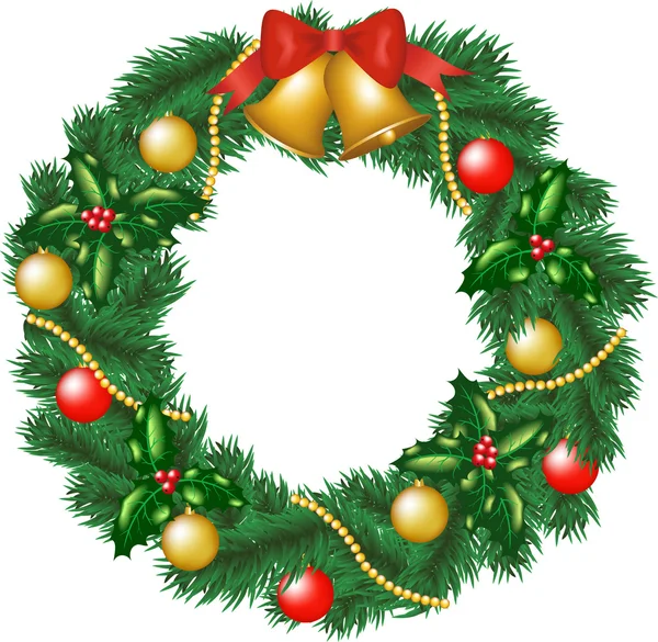 Kerstmis garland — Stockvector