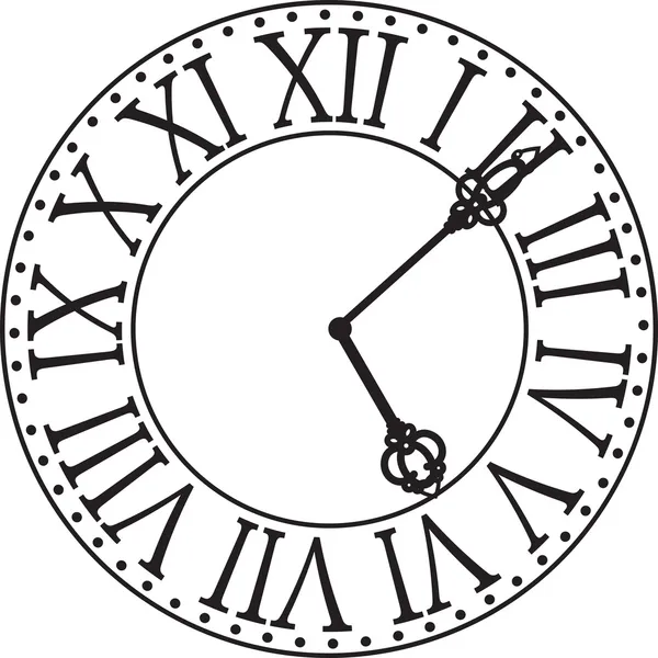 Reloj cara — Archivo Imágenes Vectoriales