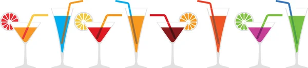 Cocktails — Image vectorielle