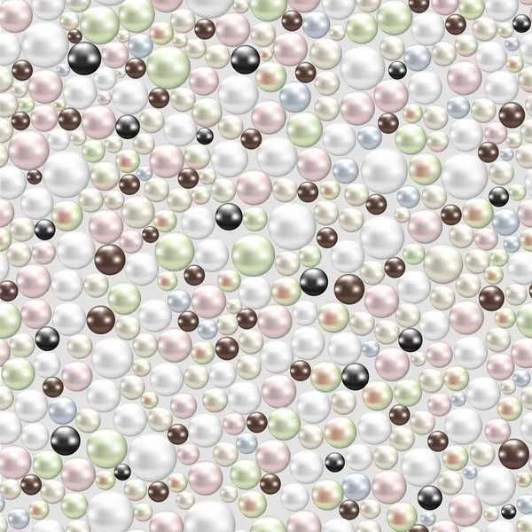 Divers fond de perles — Image vectorielle