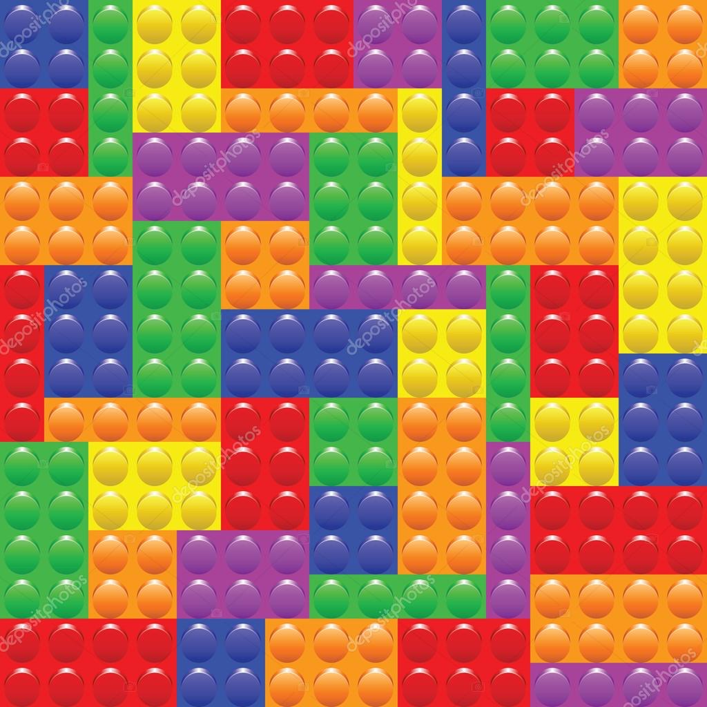 Lego background Vector Art Stock Images | Depositphotos