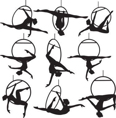 Hava hoop acrobat