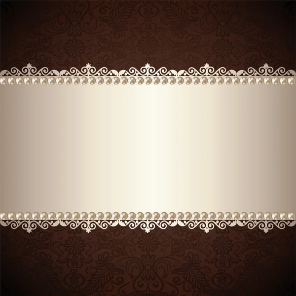 Gouden sieraden frame — Stockvector