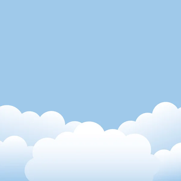 Nubes — Vector de stock