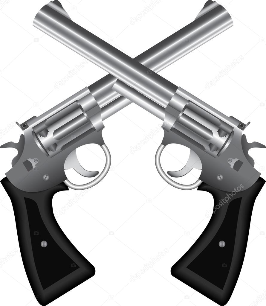 Revolvers Stock Vector Image By C Prikhnenko