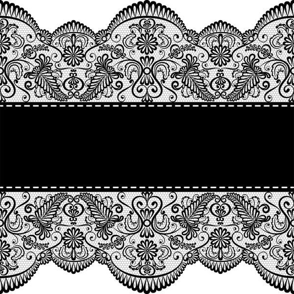 Lace border — Stock Vector